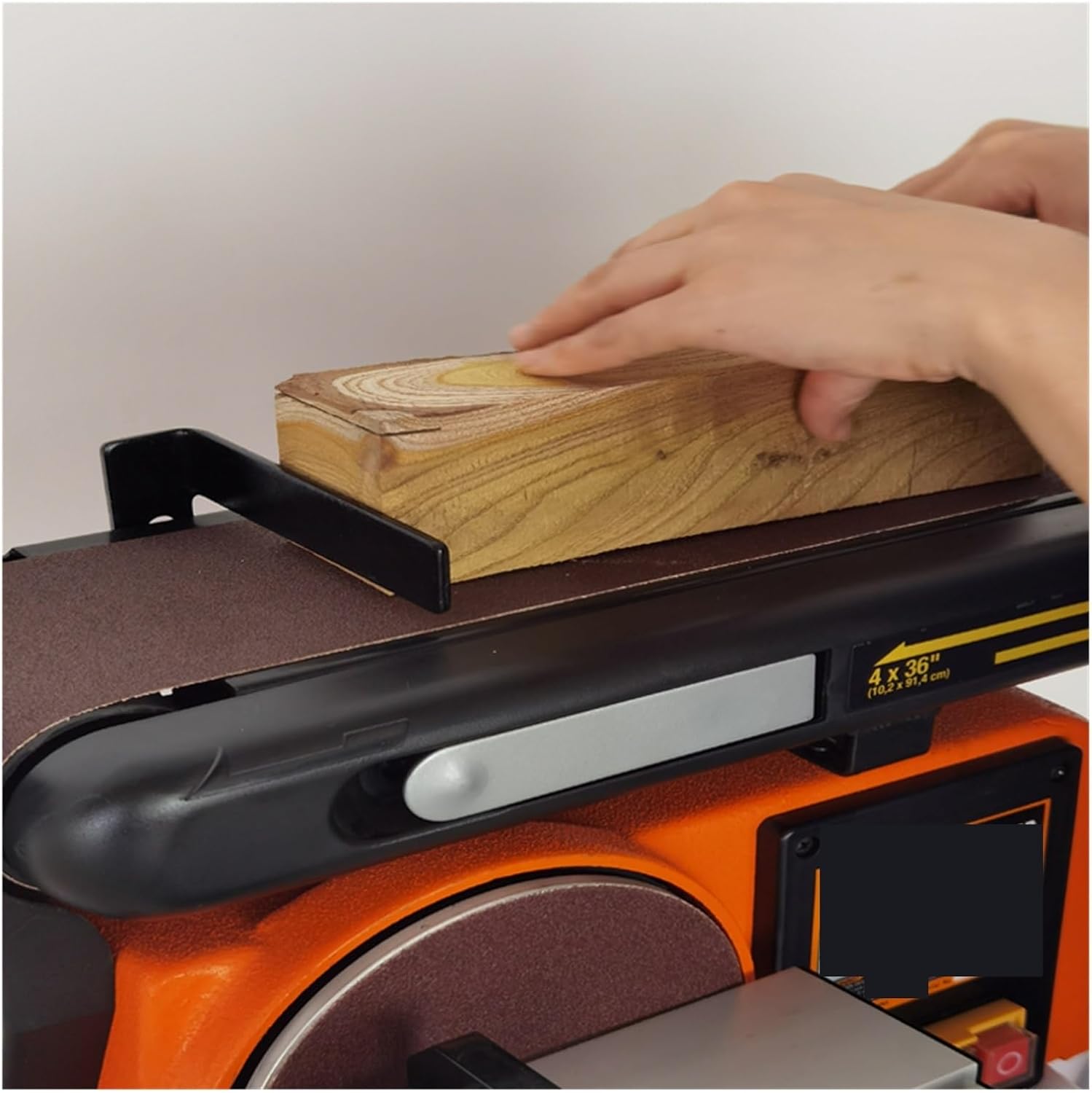 Belt Sander, Allwin Disc and Belt Sander with Cast Iron Base for Wood Sanding