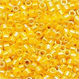 Miyuki Granos de la semilla Delica 11/0 Opaco AB Canarias Amarillo DB1572 7,2 Gramos