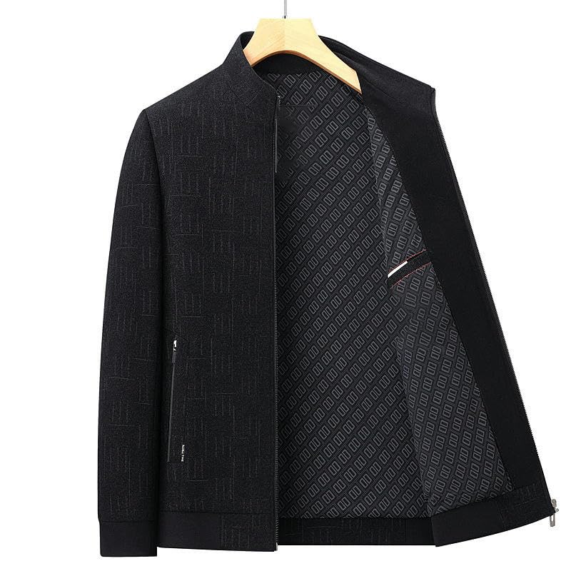 Veste décontractée pour homme mi-saison à col montant - 4