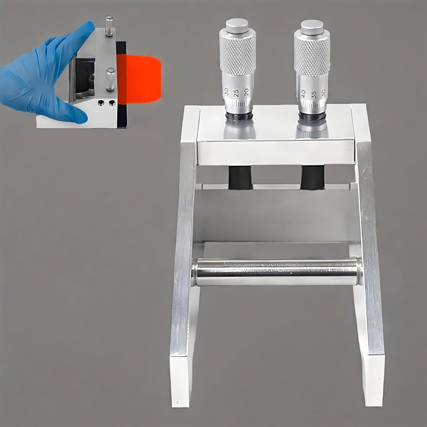 0-3500μm Adjustable Film Applicator Coater, Wet Film Preparation Device, Coating Widths Options: 55/100/150/200/300µm, 2µm Accuracy, Magnetic Suction, for Printing, Paint
