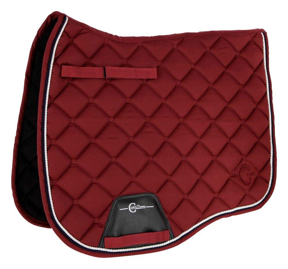 Tapis de selle Salvina bordeaux, poney