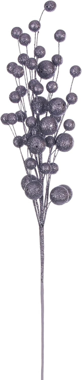 Vickerman 27" Blue Multi Ball Glitter Spray, 4 per Bag.
