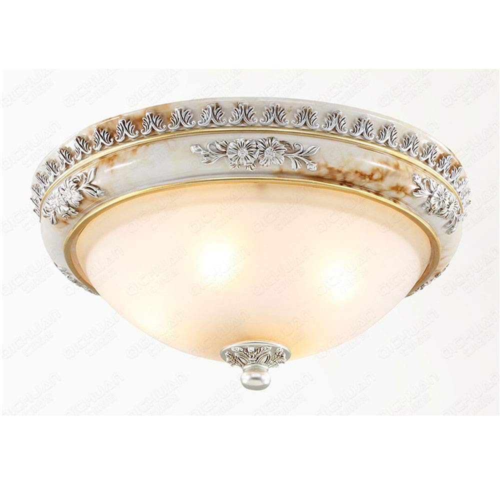 Lámpara de techo de vidrio ardiente shade con tres luces interiores E26 1