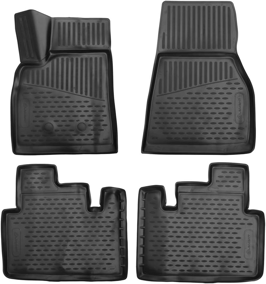 Element 3D Floor Mats for Tesla Model S 2017- | Electric Liftback | Car Mats | 4 Pieces