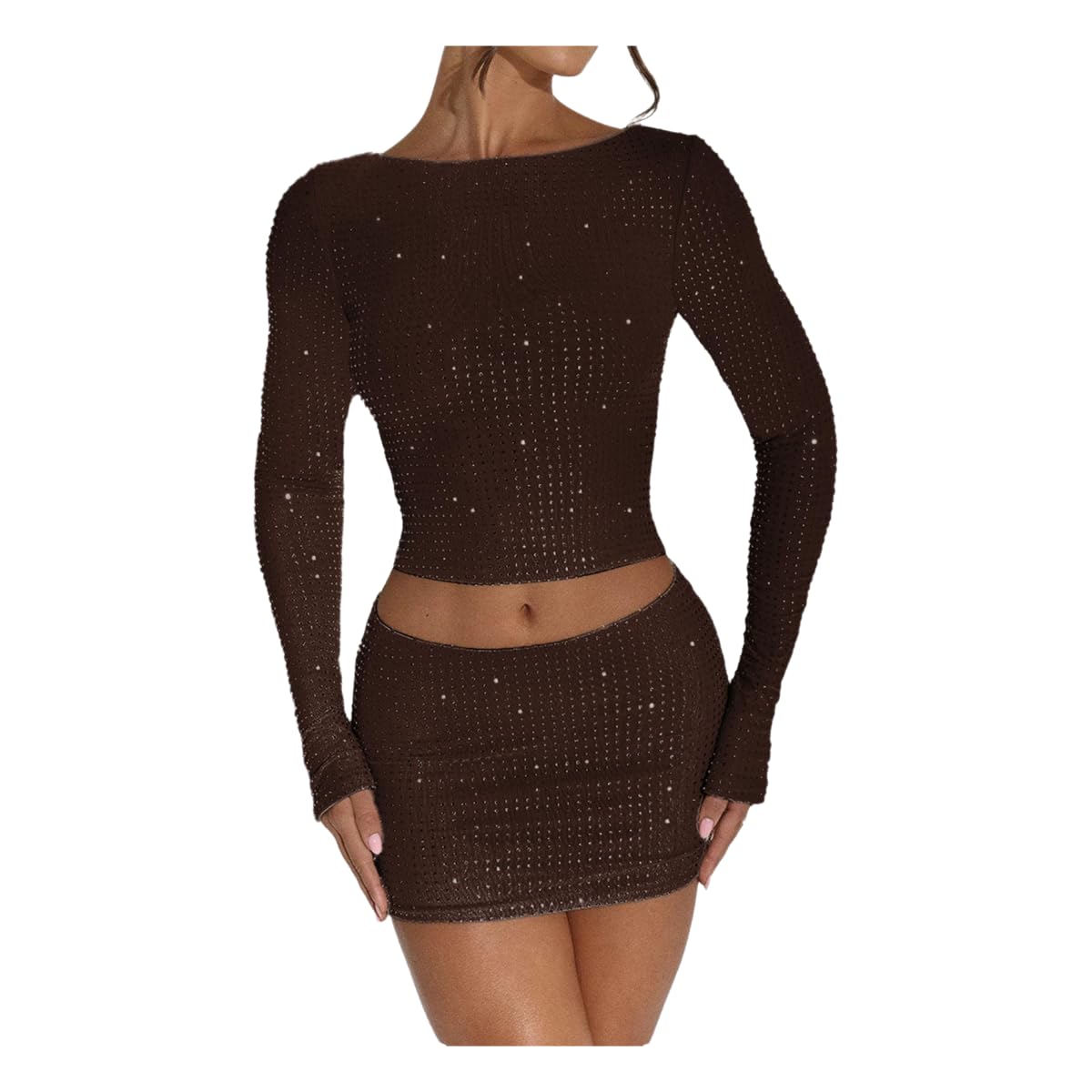 Vêtements de yoga femme pour le bureau ensemble deux pièces jupe et T-shirt chic XL