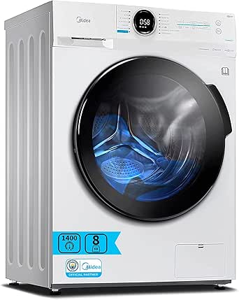 Lavadora Midea de Carga Frontal 8kg con Panel Lunar