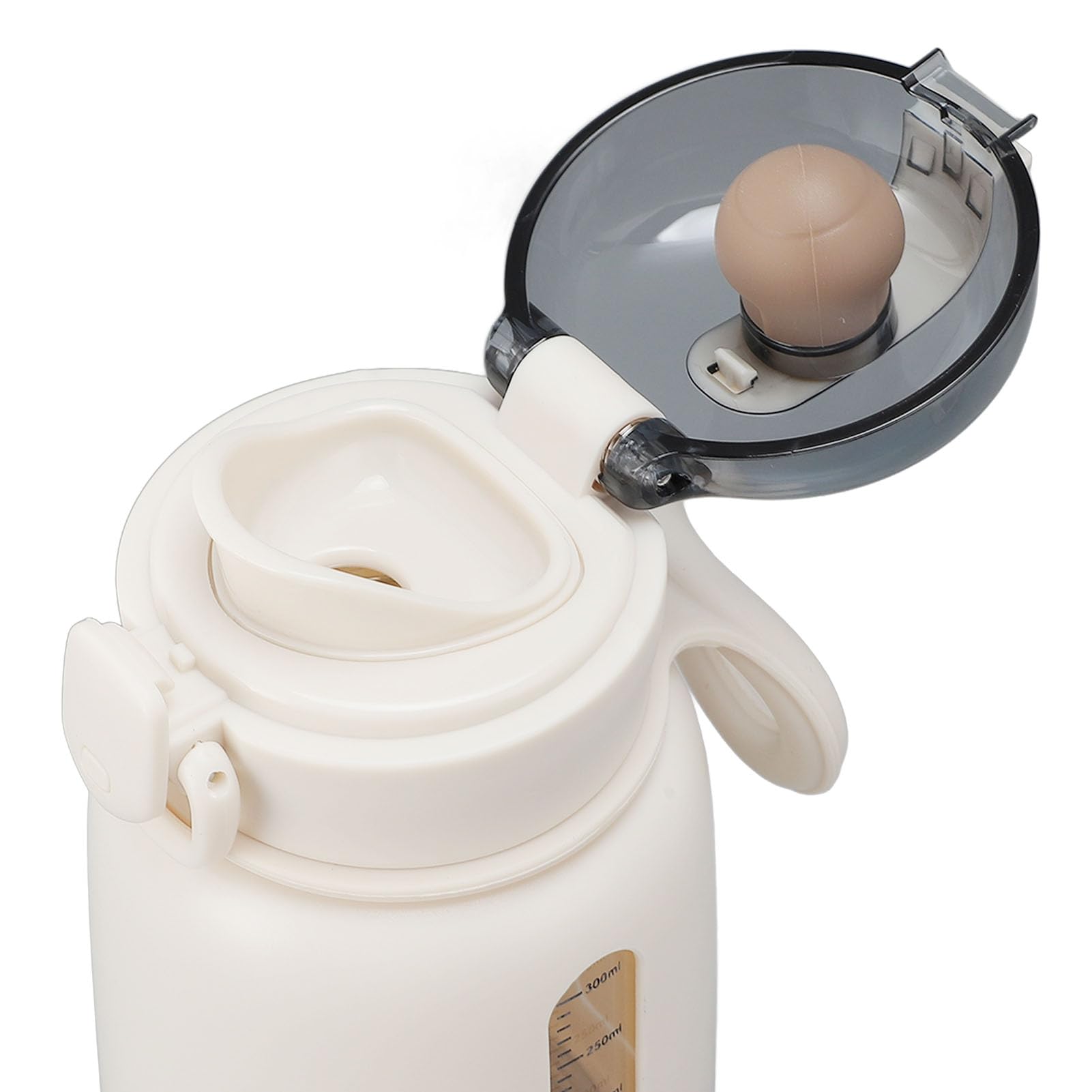 Sxhlseller Calentador de Leche Portátil, Calentador de Biberones Rápido Inalámbrico para Leche Materna, Fórmula, Agua, Control de Temperatura Ajustable de 37-55 ℃ y Batería Recargable por