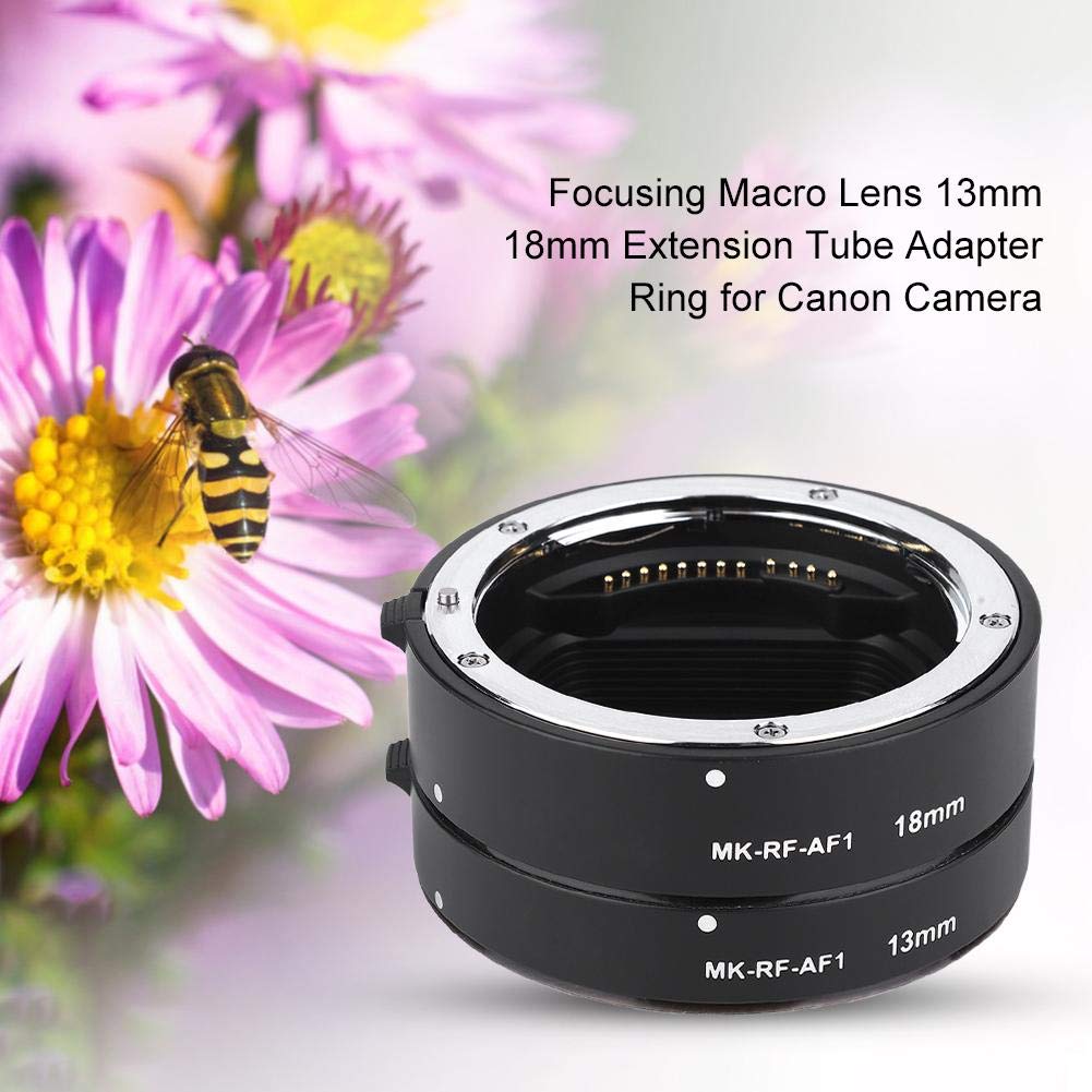Meike MK-RF-AF1 - Diopters, obiettivo macro automatico in metallo, 13 mm, 18 mm, anello adattatore per C