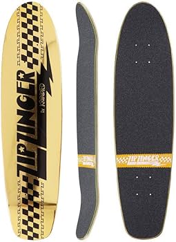 Amazon | クルックド KROOKED スケボー デッキ ZIP ZINGER STAIN