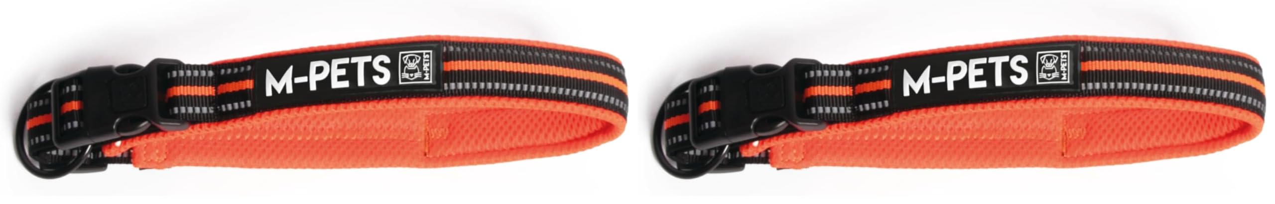 M-PETS HIKING REFLEKTÖRLÜ SOFT BOYUN TASMASI ORANGE (M) (2 paketi)