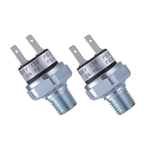 Interruptor de presión de aire 90-120 PSI 1/4"-18 NPT DC 24V 12V Compresor de aire 90PSI 120PSI