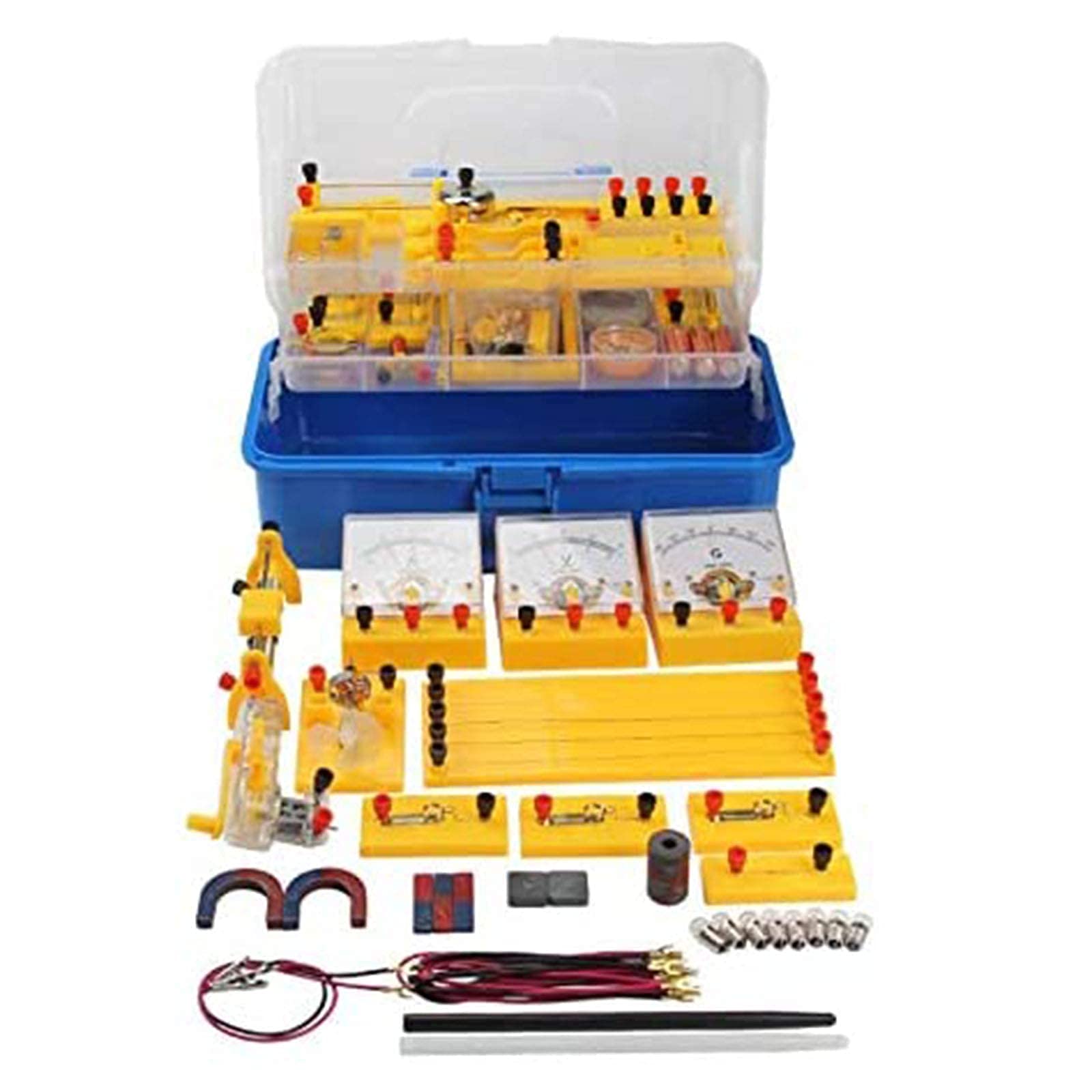 Kit De Experimentos para Principiantes sobre Circuitos De Aprendizaje Básico De Física, Electricidad Y Magnetismo, para Niños De Secundaria Y Estudiantes De Secundaria,