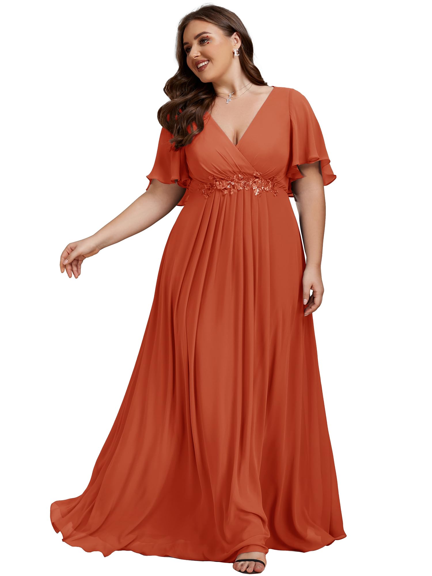 Ever-Pretty Applique Gown
