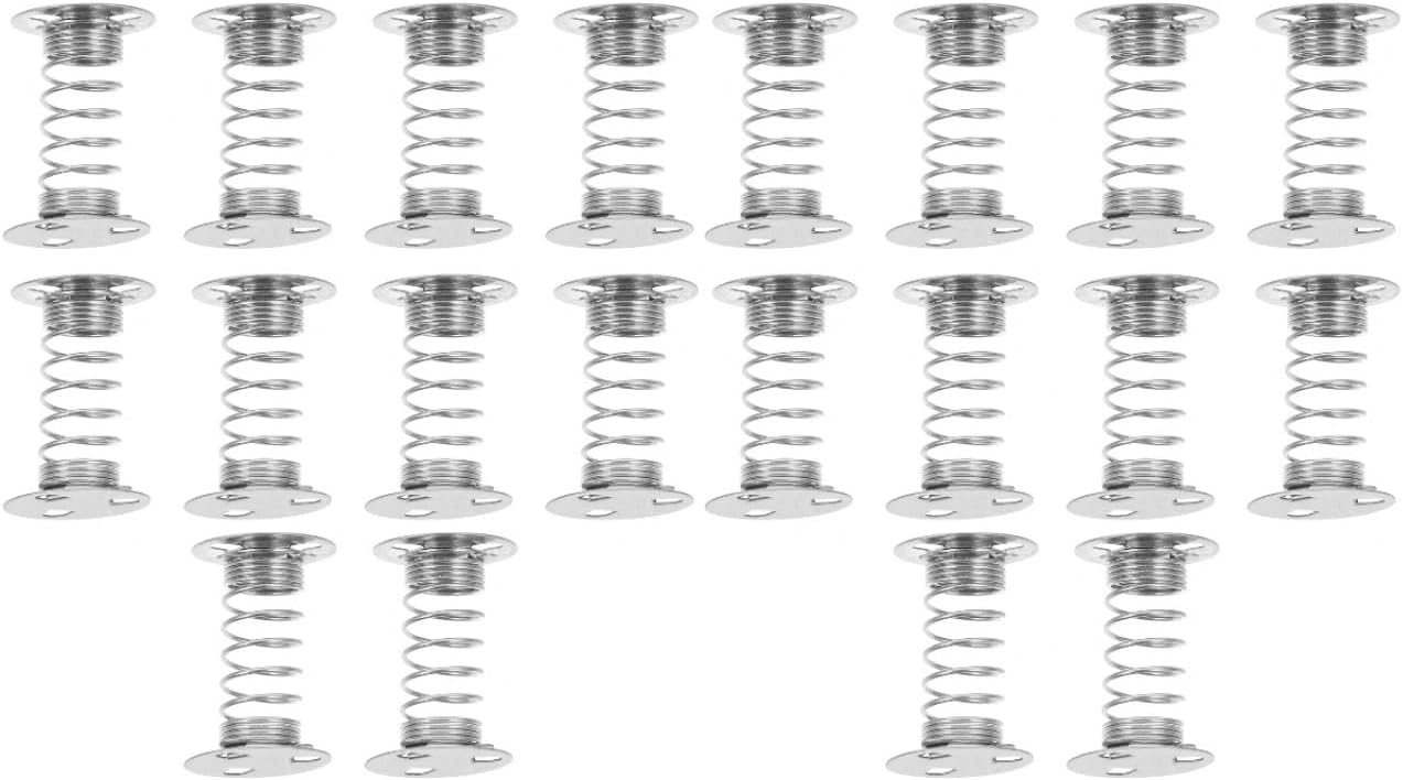 10 Pcs Silver Spring Steel Shaking Doll Bases for Car Dashboard Decoration, Durable DIY Bobblehead Spring Replacement Parts for Dancing Toys, Miniature Figurines & Car Interior Accessories