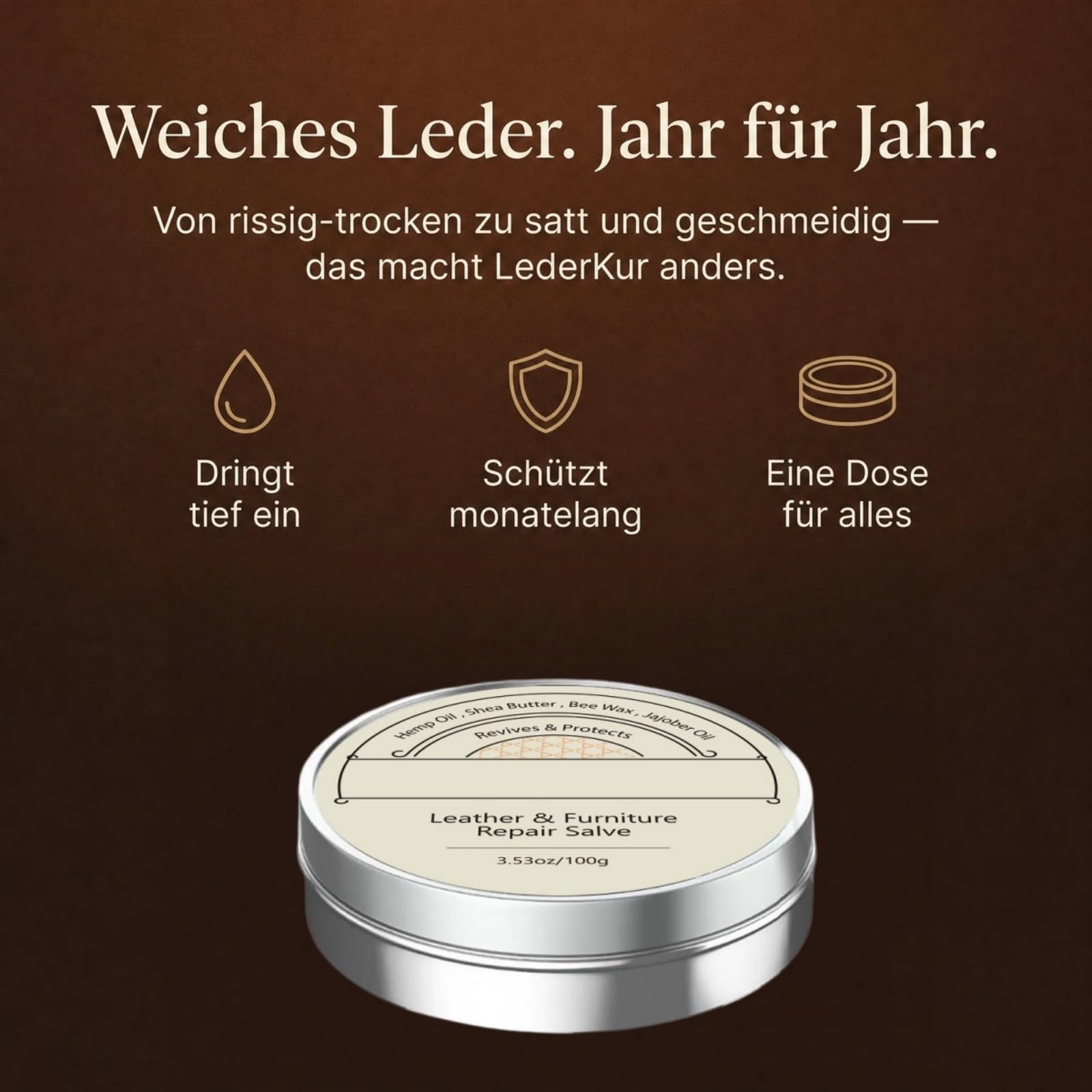 Lederkur Die Alte Sattlersalbe Für Leder Und Holz,Neues Update 2026