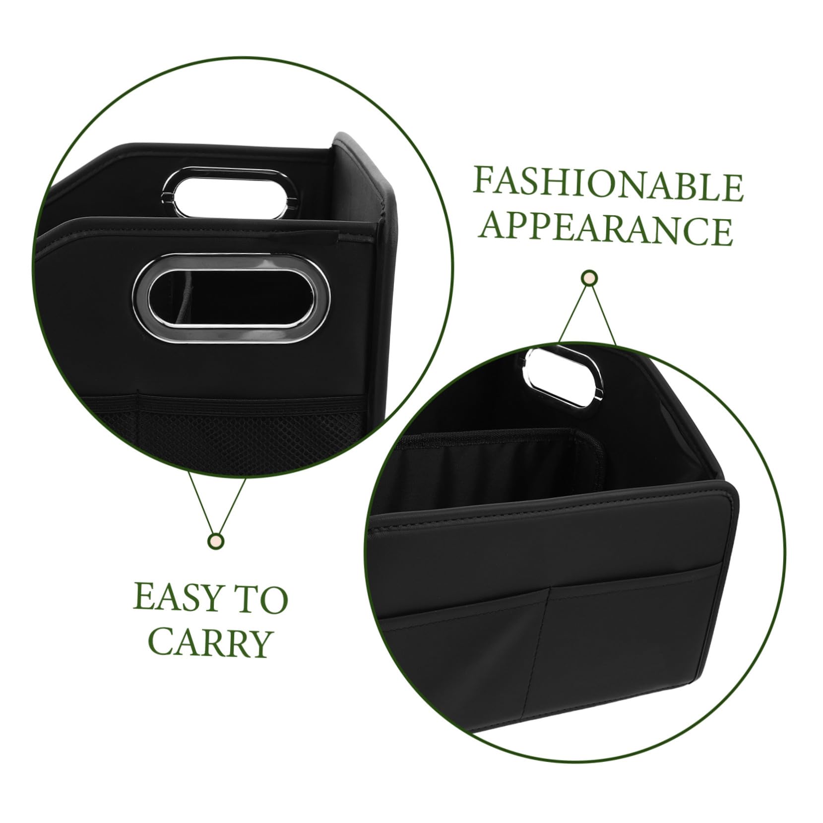 Cabilock Organizador Maletero Coche Plegable Resistente con Asas Reforzadas Multi Compartimentos para Suv Almacenamiento y Transporte Fácil