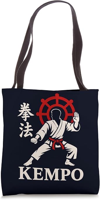 Kempo Japanese Martial Arts Dojo Training Combat Tote Bag
