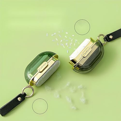 Miniatura 6 de Rodillo de pelusa de doble cara, removedor de pelo de mascotas reutilizable, tamaño de viaje portátil