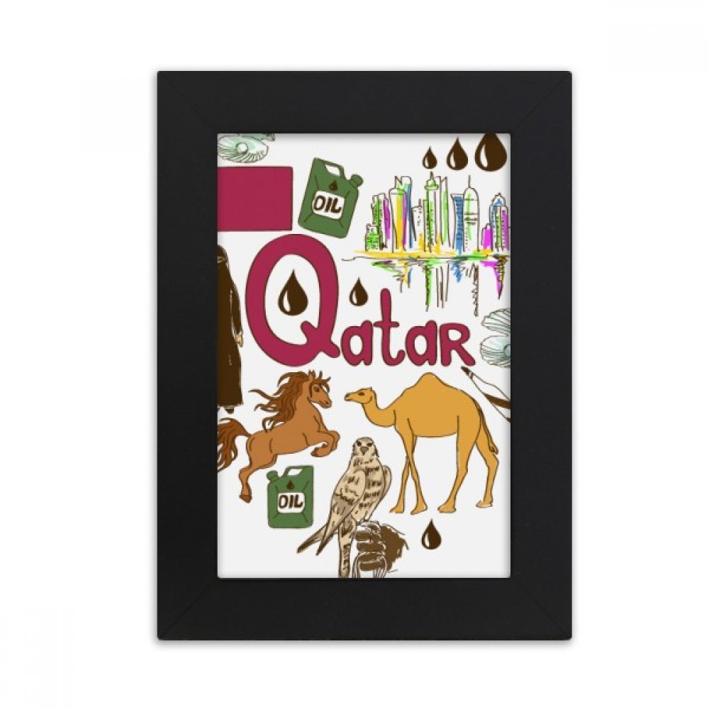 Cadre photo Qatar pour sublimer vos photos de voyage sur table