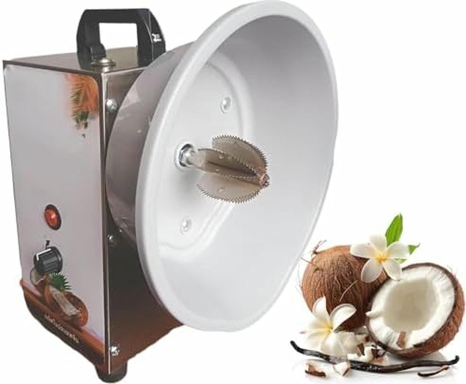 Rascador de coco, herramienta eléctrica de extracción de carne de coco con 3 velocidades, trituradora vertical para procesamiento