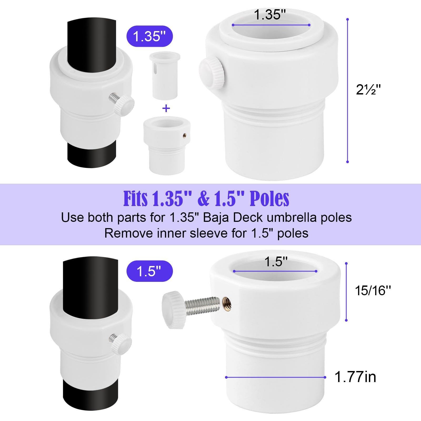 Amazon.com : Dsyboko Pool Umbrella Stabilizer Adapter - Umbrella