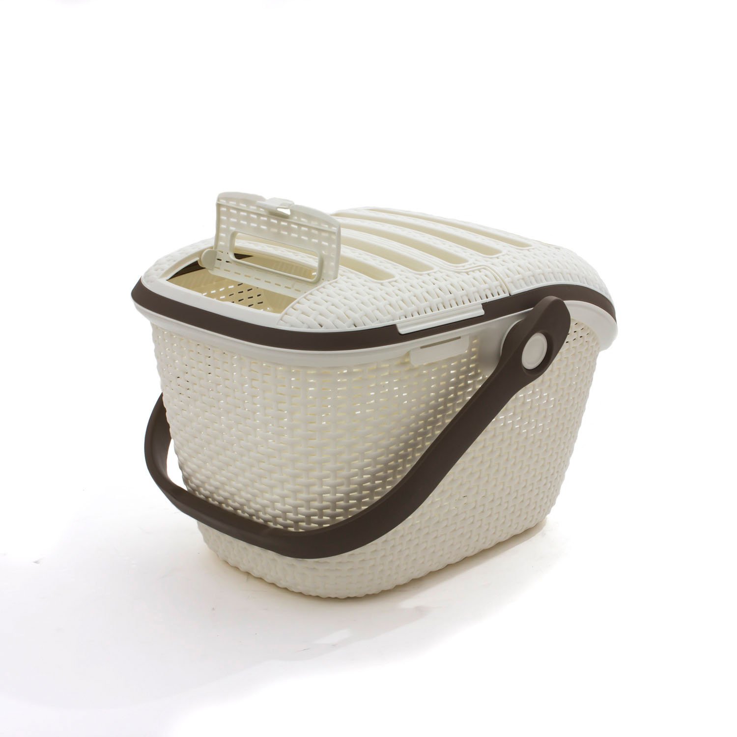 Transport- und Reisekorb STYLE für kleine Heim- und Kleintiere creme