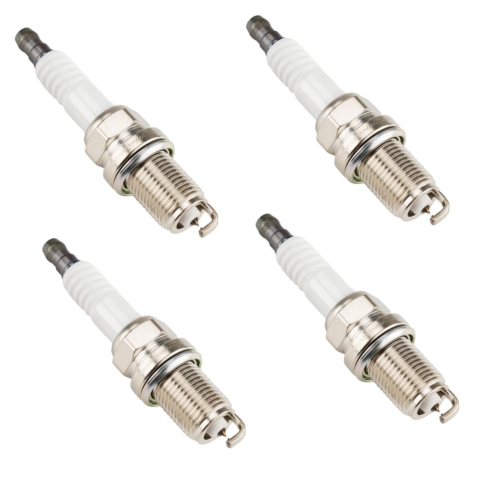 6341,BKR5EIX Spark Plugs,KAX Double Iridium Spark Plugs 4 Pack Fit for Tacoma xB Ram 1500 xA 4Runner Corolla Pickup Echo Dakota Ram 2500 Land Cruiser Grand Cherokee E320 Cherokee B3500 D350 B250 B350