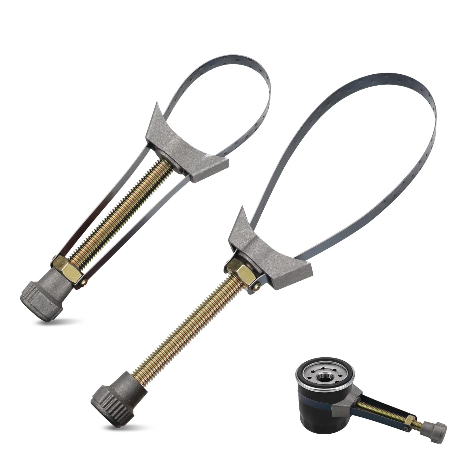 Chiave per Filtro Olio Regolabile 60-120 mm, Strumento Rimozione Filtri Olio per Auto Moto Camper