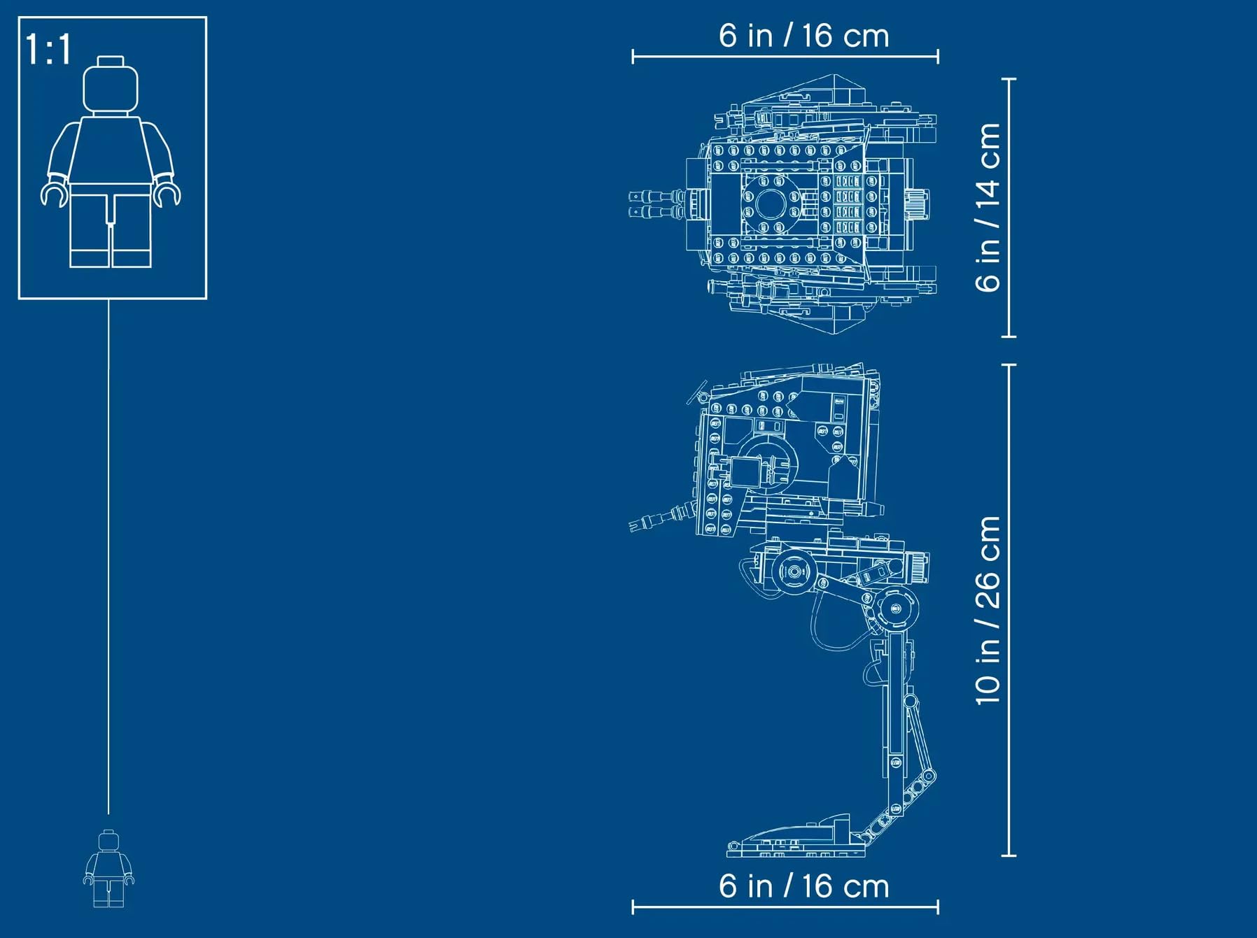 LEGO Star Wars 75254 at-ST Raider from The Mandalorian (540 Pieces) - Image 8
