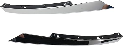 Evan-Fischer - Extensión de rejilla compatible con Honda Civic Chrome CoupeSedan 2016-2018 para el lado del conductor y del pasajero