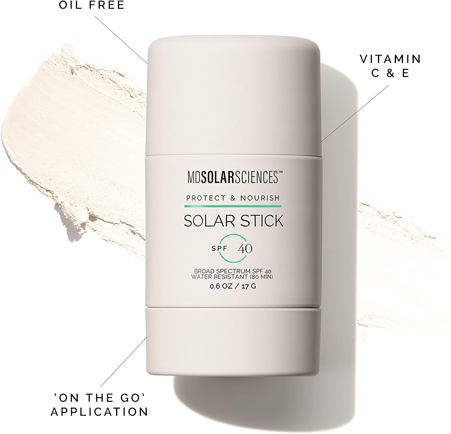 Solar Stick SPF 40 by MDSolarSciences for Unisex, Hydrating, Reef-Safe Sun Defense With UV Mineral Protection, Portable - Image 3