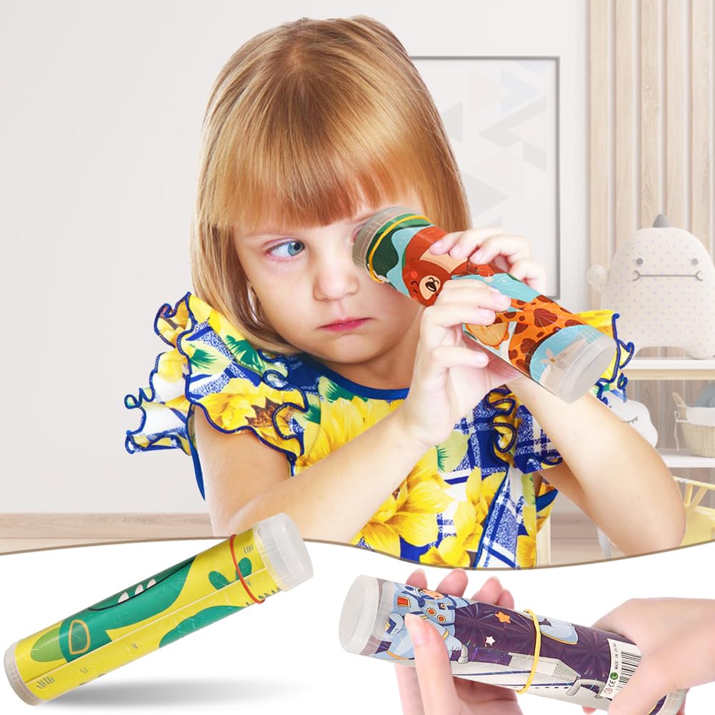 Set di 8 caleidoscopio per bambini, caleidoscopio, bomboniere, caleidoscopio, pensierino fai da te, fai da te, fai da te, esperimento di mitbringeo per bambini dai 6 agli 8 anni in su