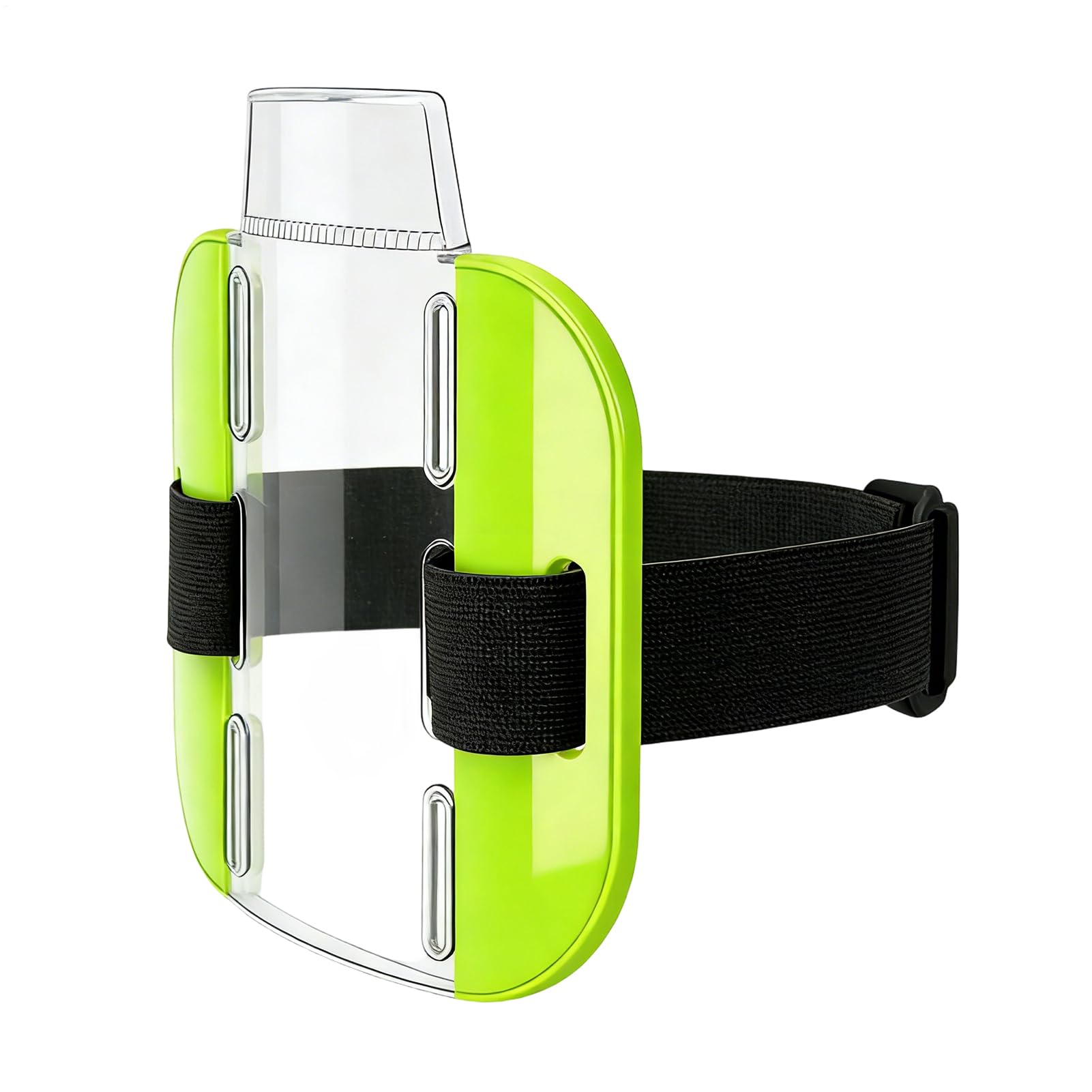 Armband Badge Holder - 5.71x5.91 Inches Adjustable Arm Badge Holders, Clear Sleeve Ticket Holder with Adjustable | Elastic Strap and Buckle for Skiing, Mountaineering, Rafting, Outdoor Activities