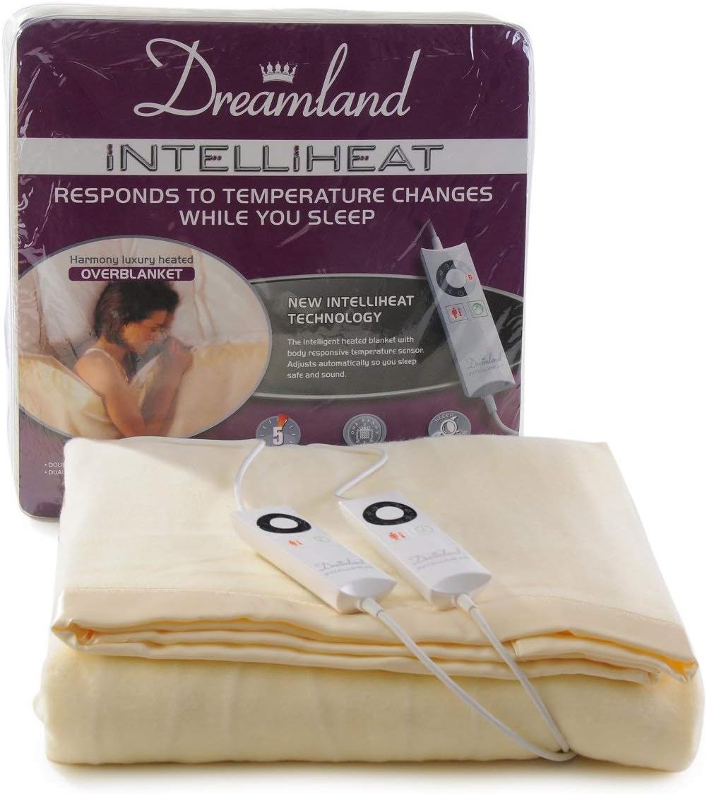 Dreamland Intelliheat Fast Heat Super Soft Harmony Electric Overblanket