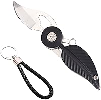 Vista 9 de Cuchillo de Bolsillo para Mujer, Cuchillo de Bolsillo Pequeño con Cadena, Cuchillos Geniales, Gadgets Geniales, Cuchillo EDC, Cuchillo de Bolsillo