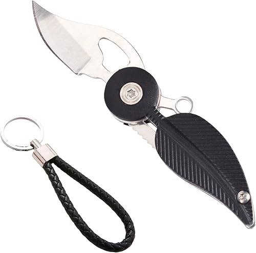 Miniatura 9 de Cuchillo de Bolsillo para Mujer, Cuchillo de Bolsillo Pequeño con Cadena, Cuchillos Geniales, Gadgets Geniales, Cuchillo EDC, Cuchillo de Bolsillo