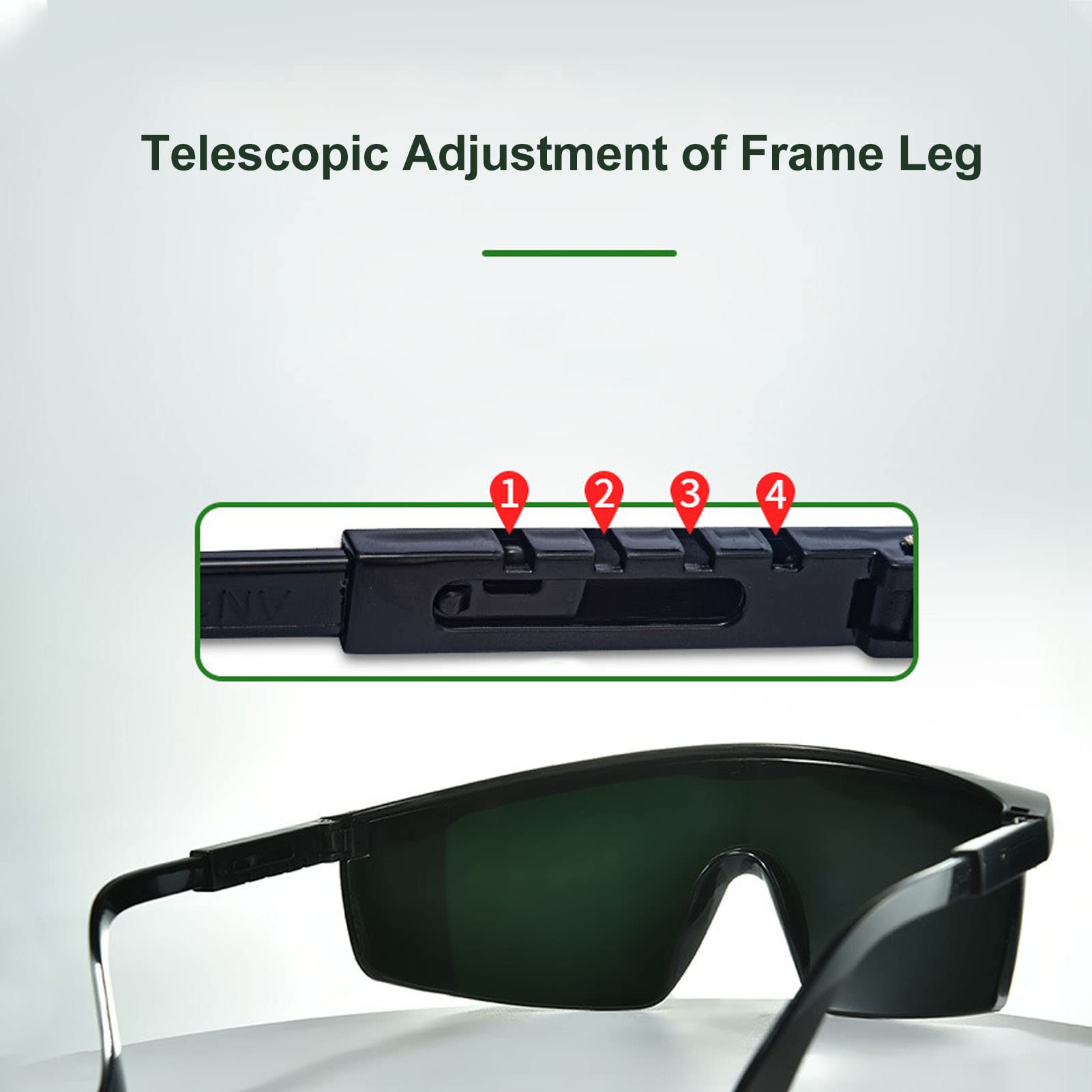 Auto Darkening Welding Glasses, Solar Auto Darkening Welding Glasses Over Glasses - Image 2