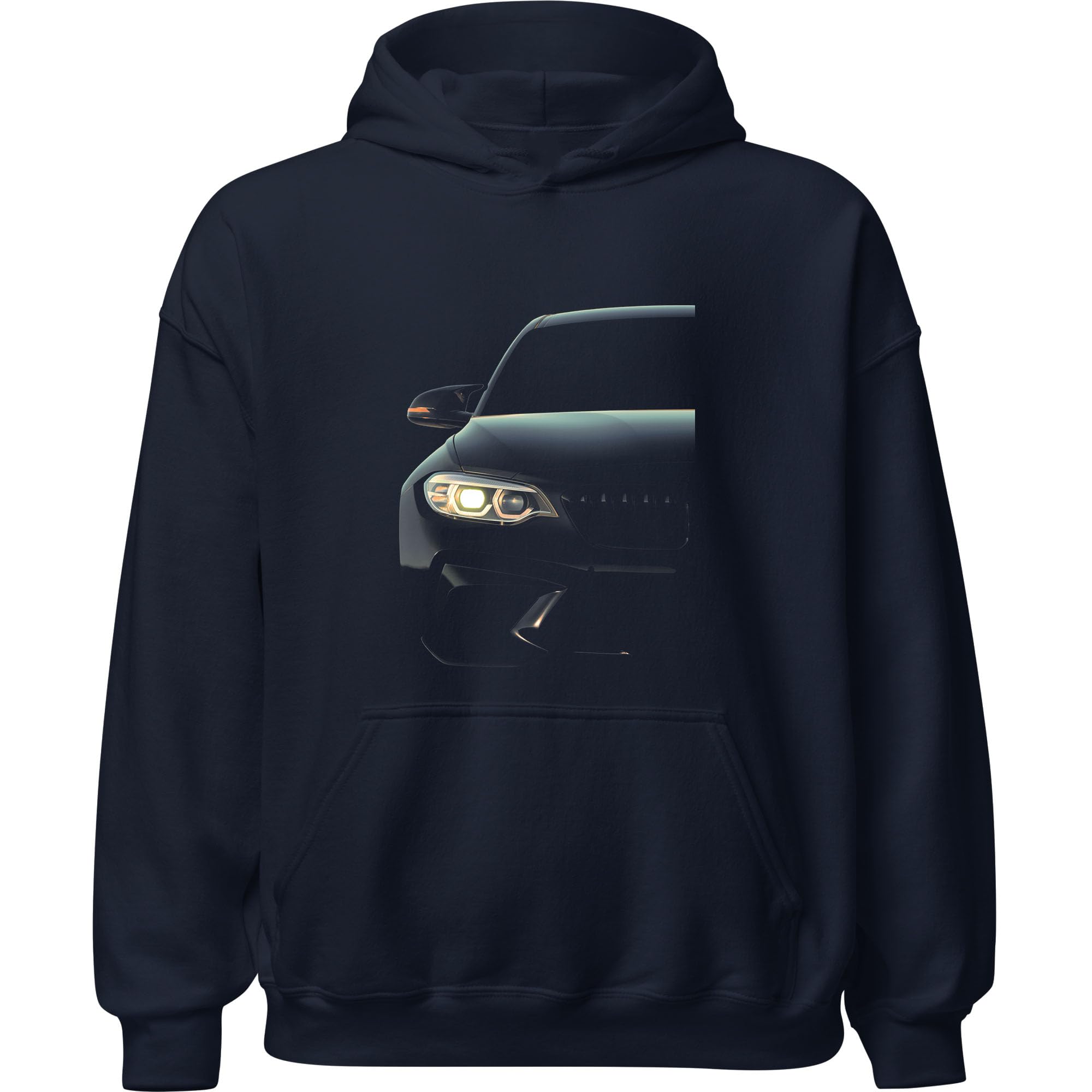 Faro da competizione F87 M2 2018 su felpa con cappuccio per auto sportive - Abbigliamento appassionato di prestazioni