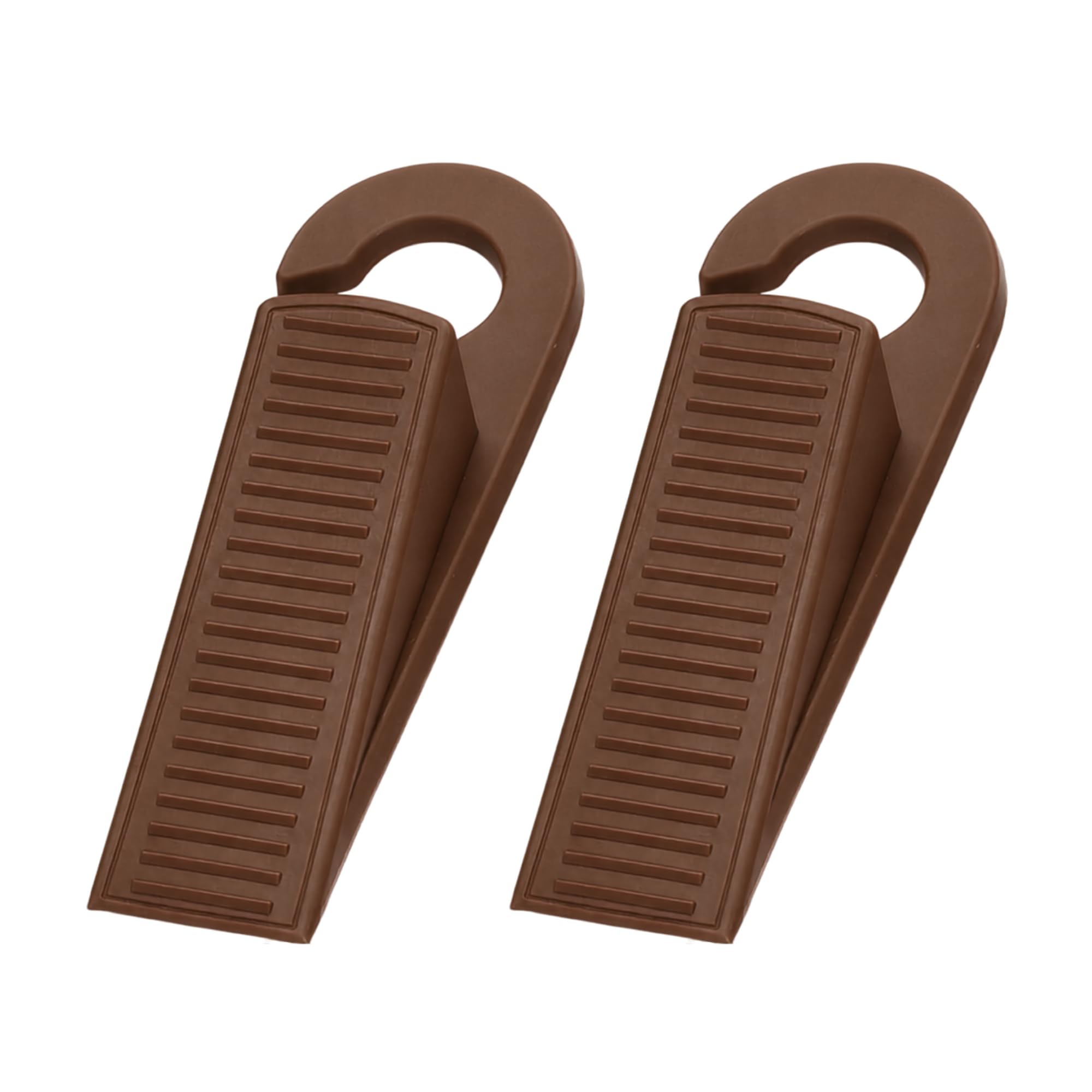 Rubber Door Stopper Wedge Set of 2 | Heavy Duty Anti-Slip Door Stop with Hanging Hook | Non-Slip Rubber Door Holder for Wood, Tile, Marble, Granite & Laminate Floors | Grey, Home & Office Use — Amazon image 7