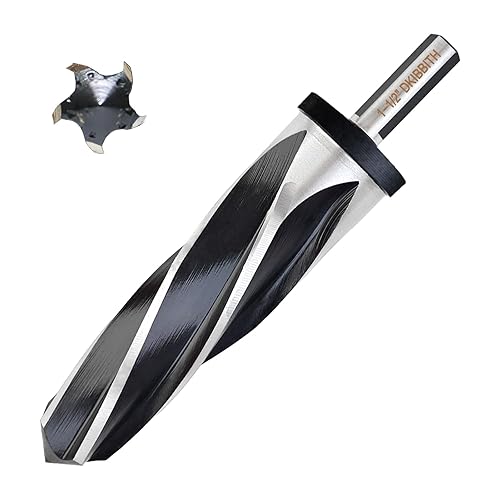 Miniatura 15 de DKIBBITH 15/16" Escariador de Puente para Construcción, Mandril Cónico de Acero de Alta Velocidad M2 para Acero, Aleación, Metal, Madera, Plástico,