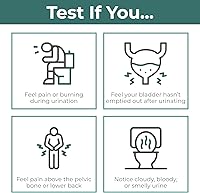 Vista 6 de INDICAID Tiras reactivas de UTI para uso doméstico Detecta 2 marcadores de leucocitos y nitritos Resultados precisos en 2 minutos Pruebas