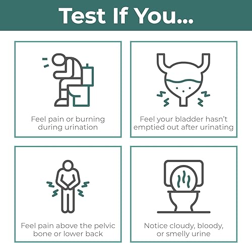 Miniatura 6 de INDICAID Tiras reactivas para infección del tracto urinario (ITU), resultados precisos en 2 minutos, pruebas de infección urinaria en el hogar para