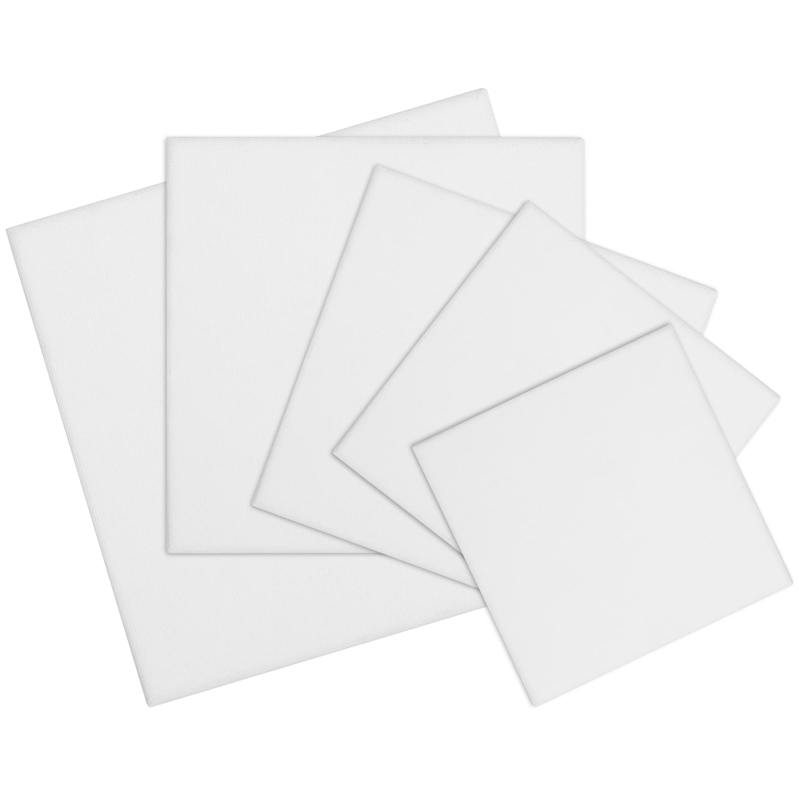 Set 20 Tele Per Dipingere - 5 Taglie Assortite Da 10x10 A 30x30cm, Pre-Tese Per Olio E Acrilico - Foto 7