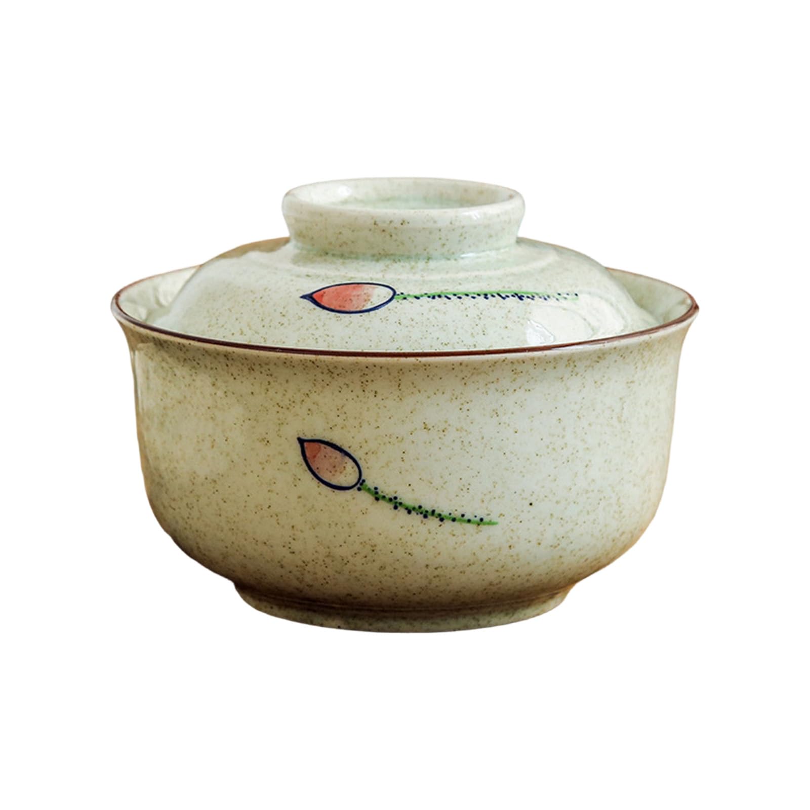 CAZSTYK Stylish Ceramic Ramen Bowl with Lid Microwave Safe Spill for Soup Noodles Ceramic Noodles Bowl with Lid