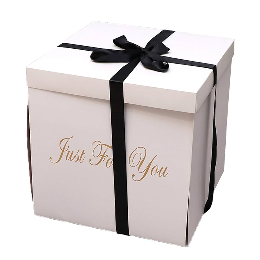 Amazon.co.jp: サプライズボックス Surprise balloon Box アルミ