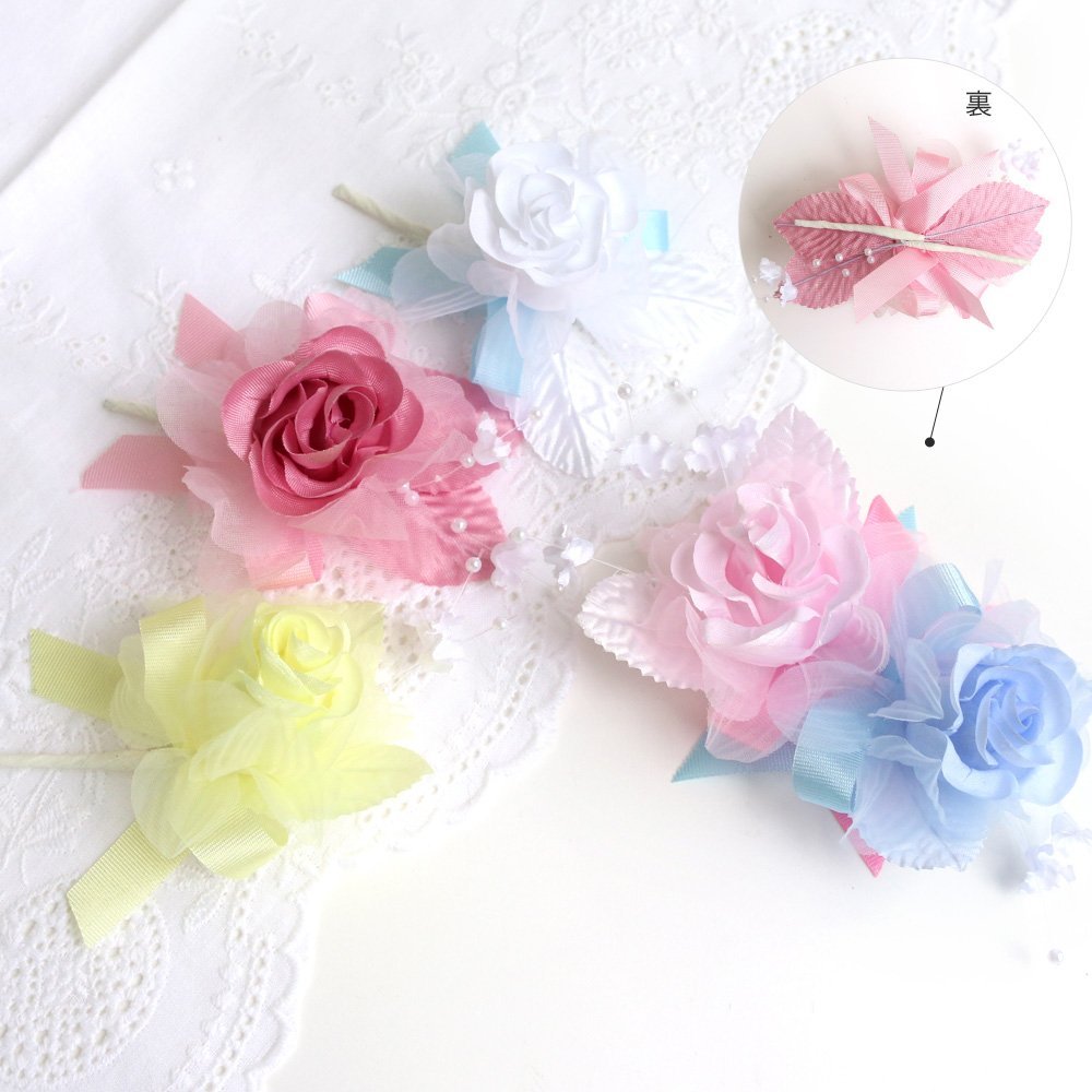 Amazon.co.jp: 日本紐釦貿易(Nippon Chuko) NBK ローズブーケ 6輪 約