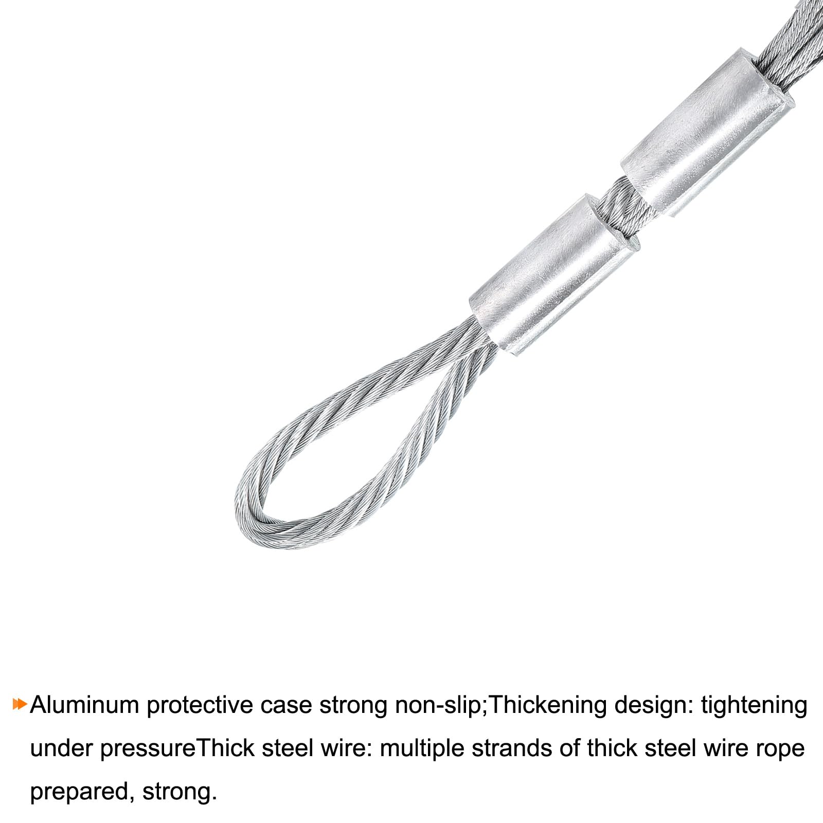 Kabelzieh-Socke 1,4m Für 40-50mm Leitungen - Verzinkter Stahl Griff Zum Einfachen Verlegen