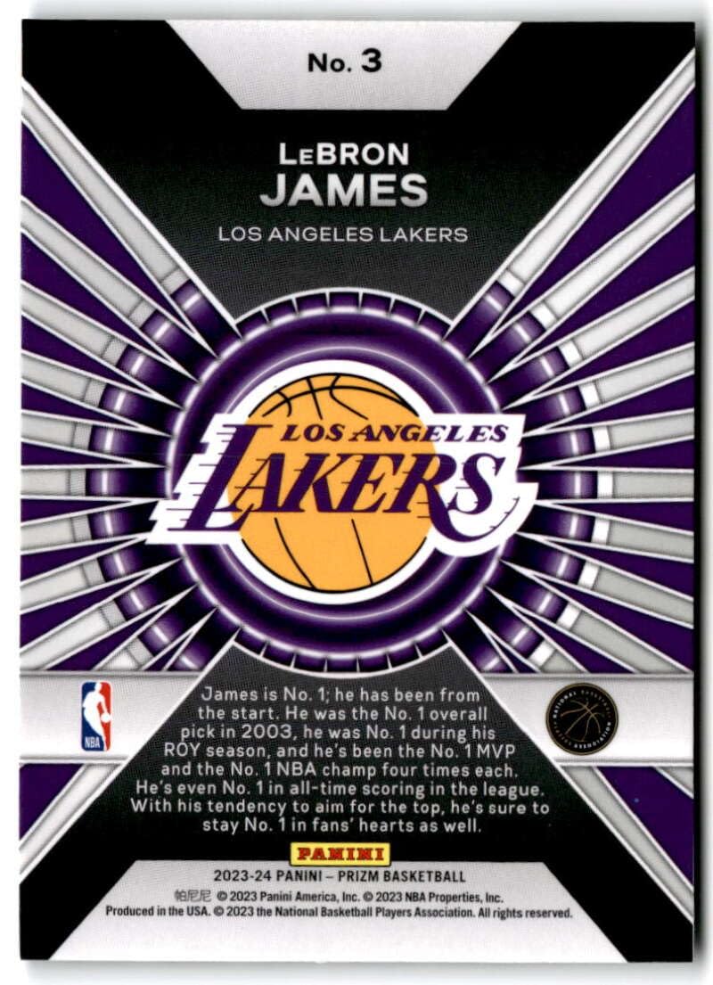 PANINI NBAカード CONTENDERS OPTIC PRIZM LEBRON JAMES LOS ANGELES LAKERS #3 送料無料 中古 IT1 2020-21 Optic LeBron James Silver Holo Air Defense Prizm