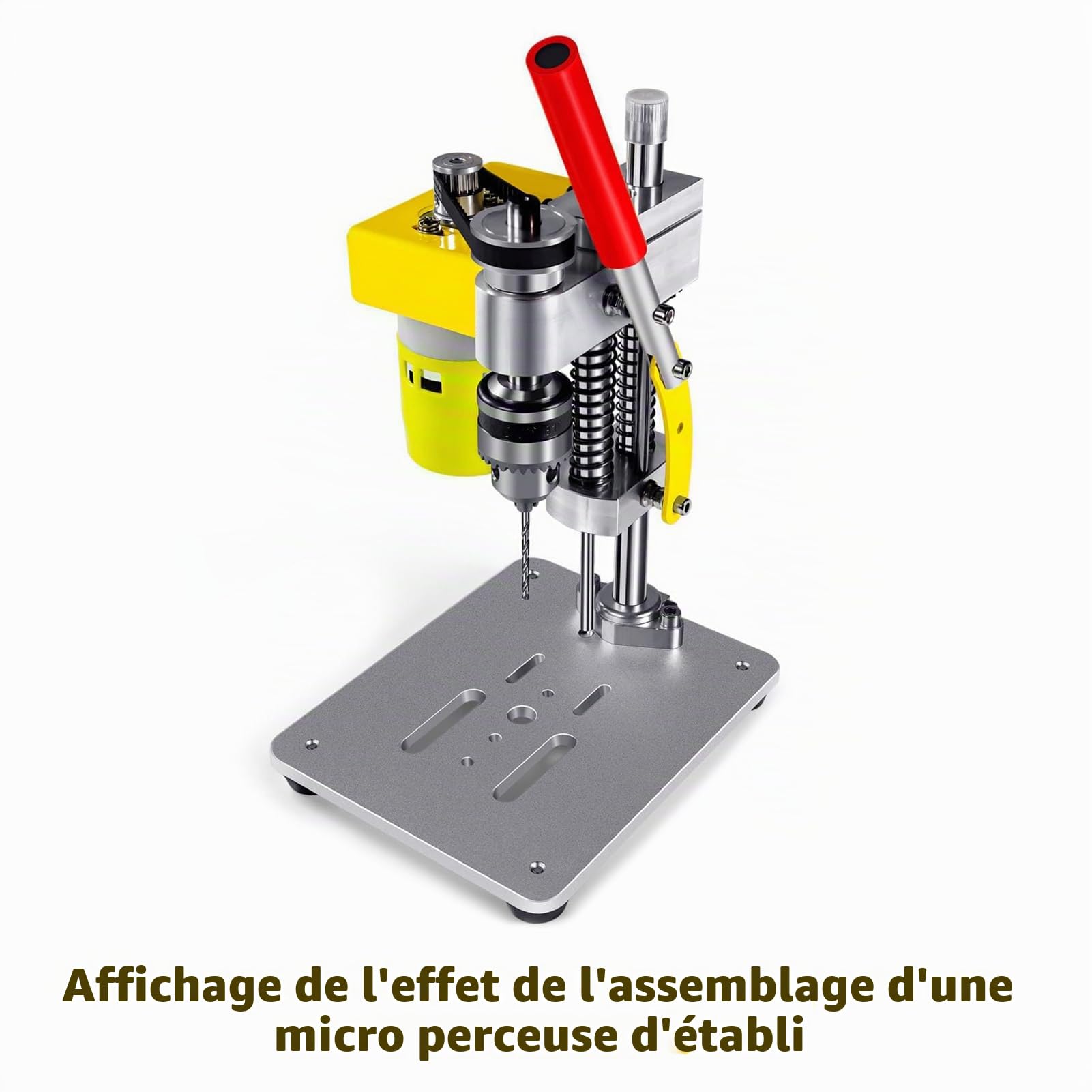 Perceuse De Table Broche Non Alimentée, perceuse d'établi 1,5-13 mm broche non entraînée ensemble de broche de scie circulaire d'établi pour la découpe et le polissage indépendants(B16)