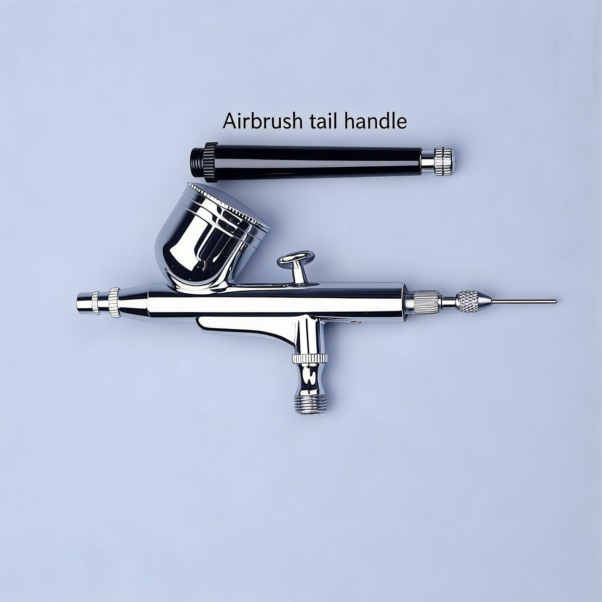 Kit de aerógrafo portátil con boquilla de 0,3 mm, pistola de pulverización de alimentación por gravedad de doble acción para pasatiempos, pintura de modelos, decoración de pasteles, maquillaje, arte